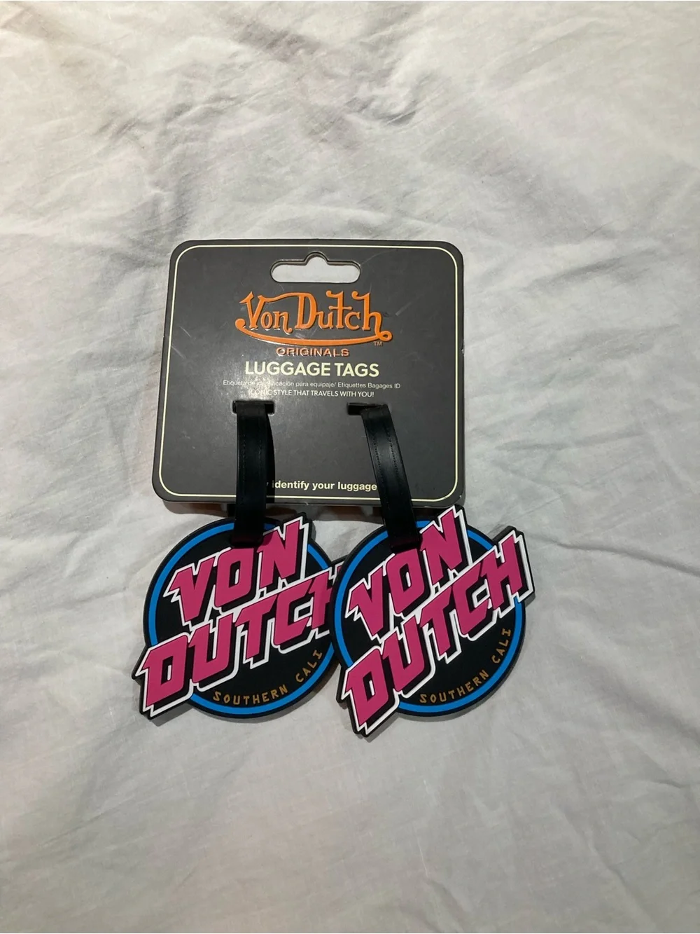 Von Dutch Luggage Tags, NWT!